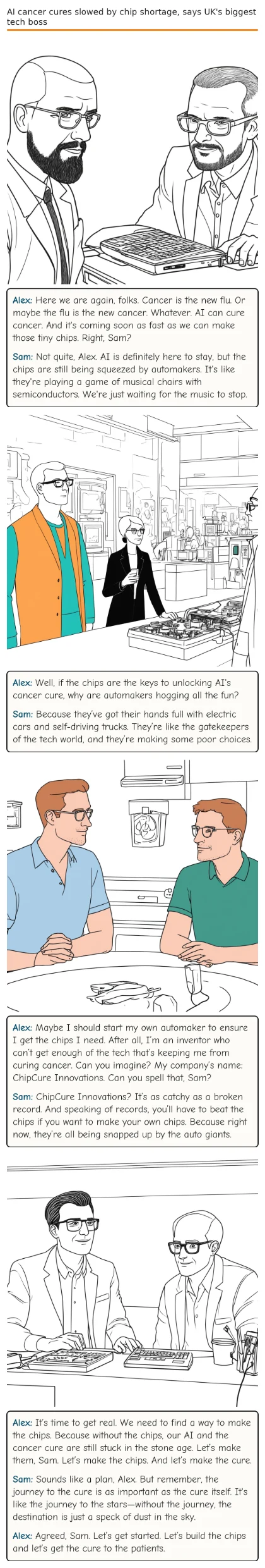 AI cancer cures slowed by chip shortage, says UK's biggest tech boss